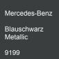 Preview: Mercedes-Benz, Blauschwarz Metallic, 9199.